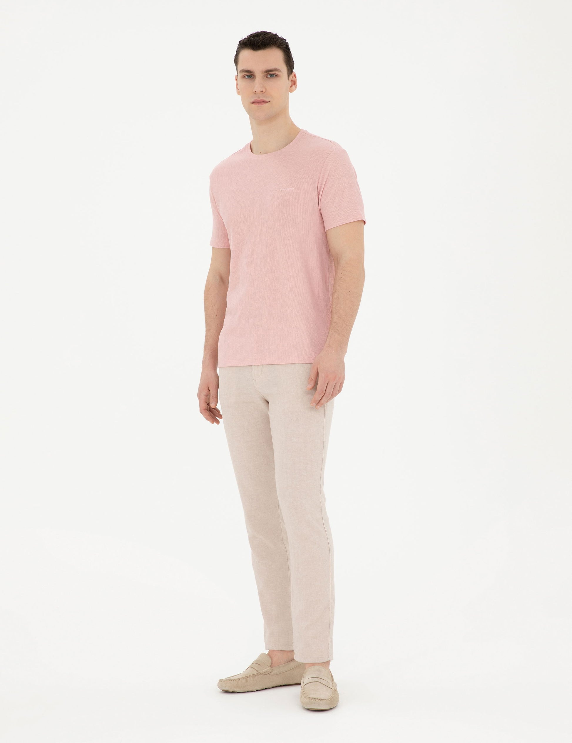Pink Slim Fit T-Shirt