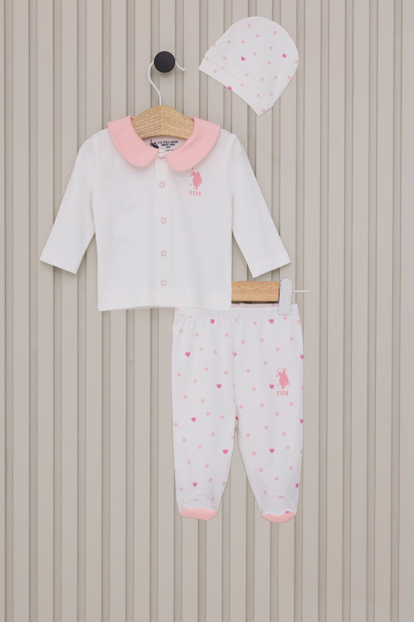 Baby Girl Cream Pajama Set
