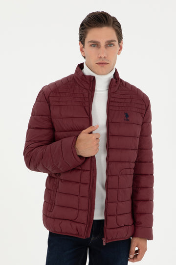 Men's Burgundy Coat