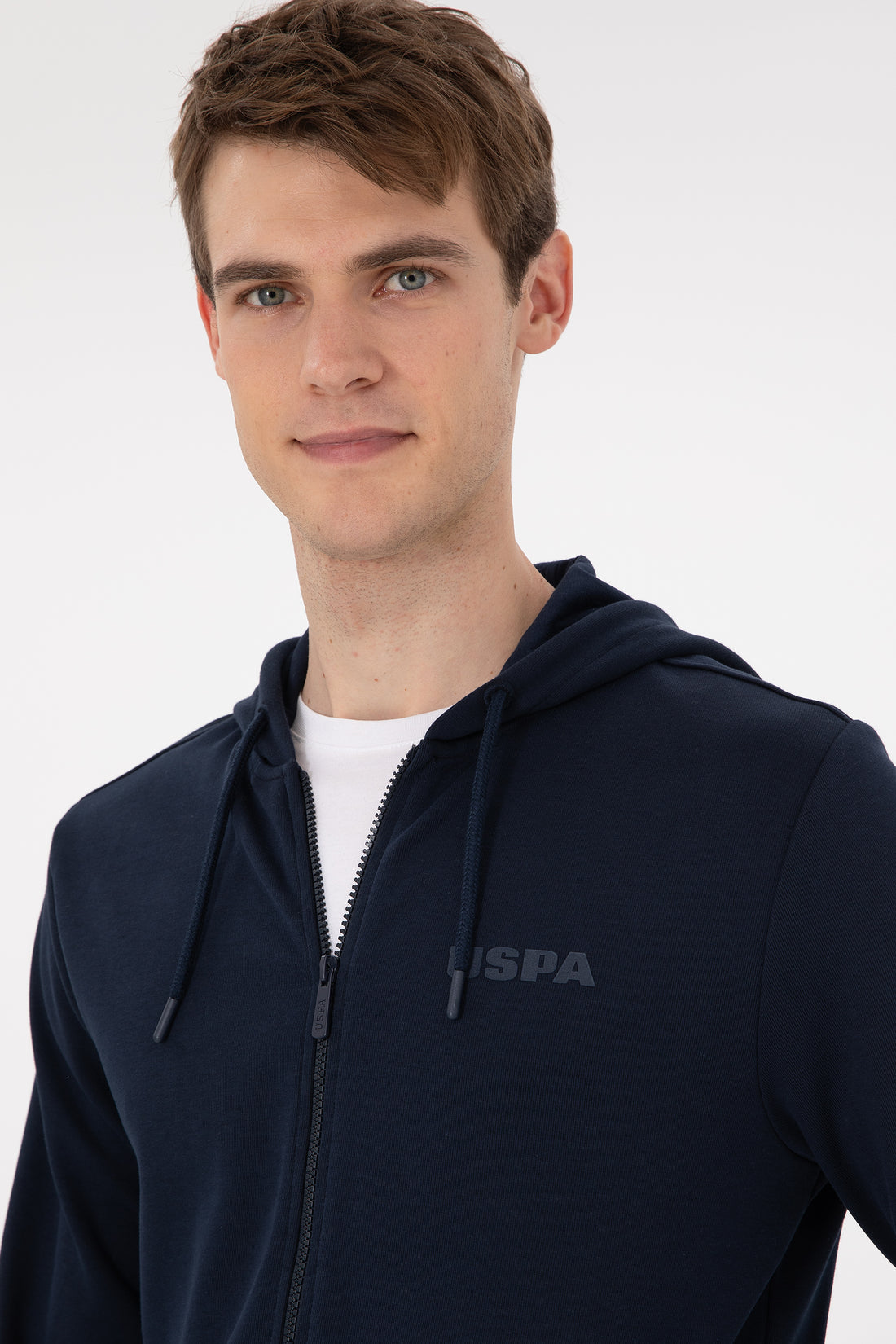 Men's Navy Blue Knitted Cardigan