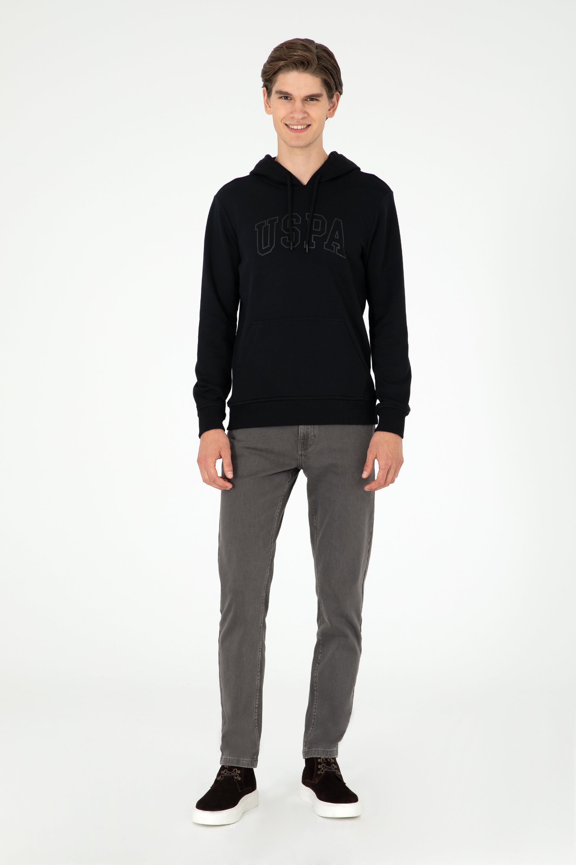 Men's Black Basic Sweatshirt