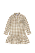 Girls' Coconut Long Sleeve Knitted Dress