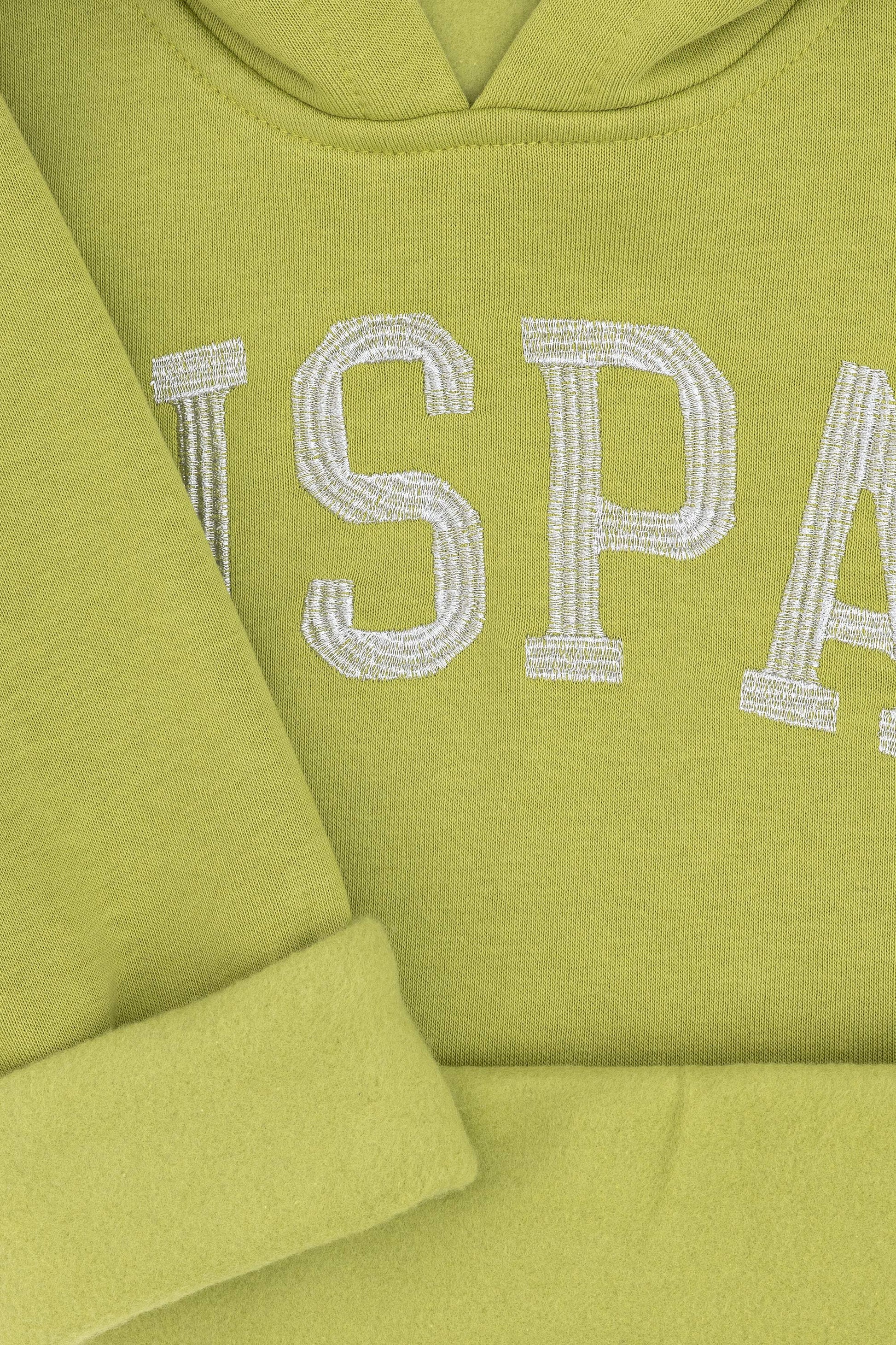 Girl's Peanut Green Basic Sweatshirt