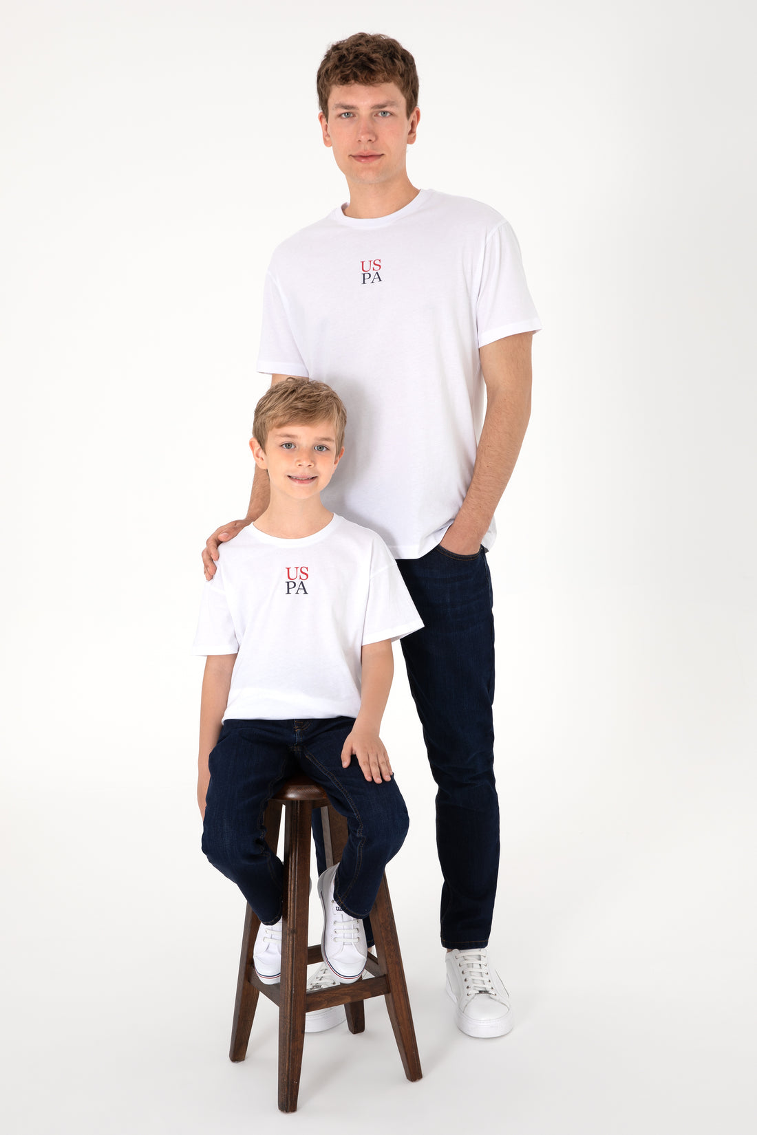 Men's Comfort Fit Crew Neck White T-Shirt
