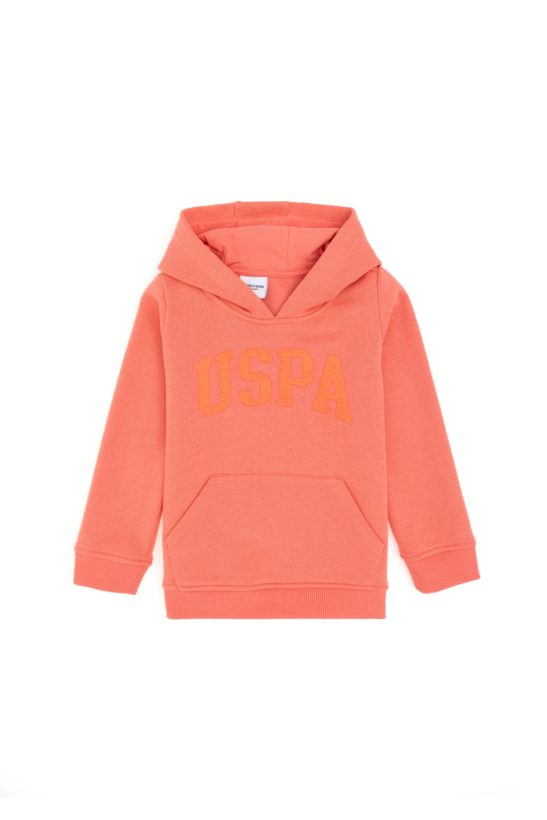 Girls' Pomegranate Flower Hooded Basic Sweatshirt