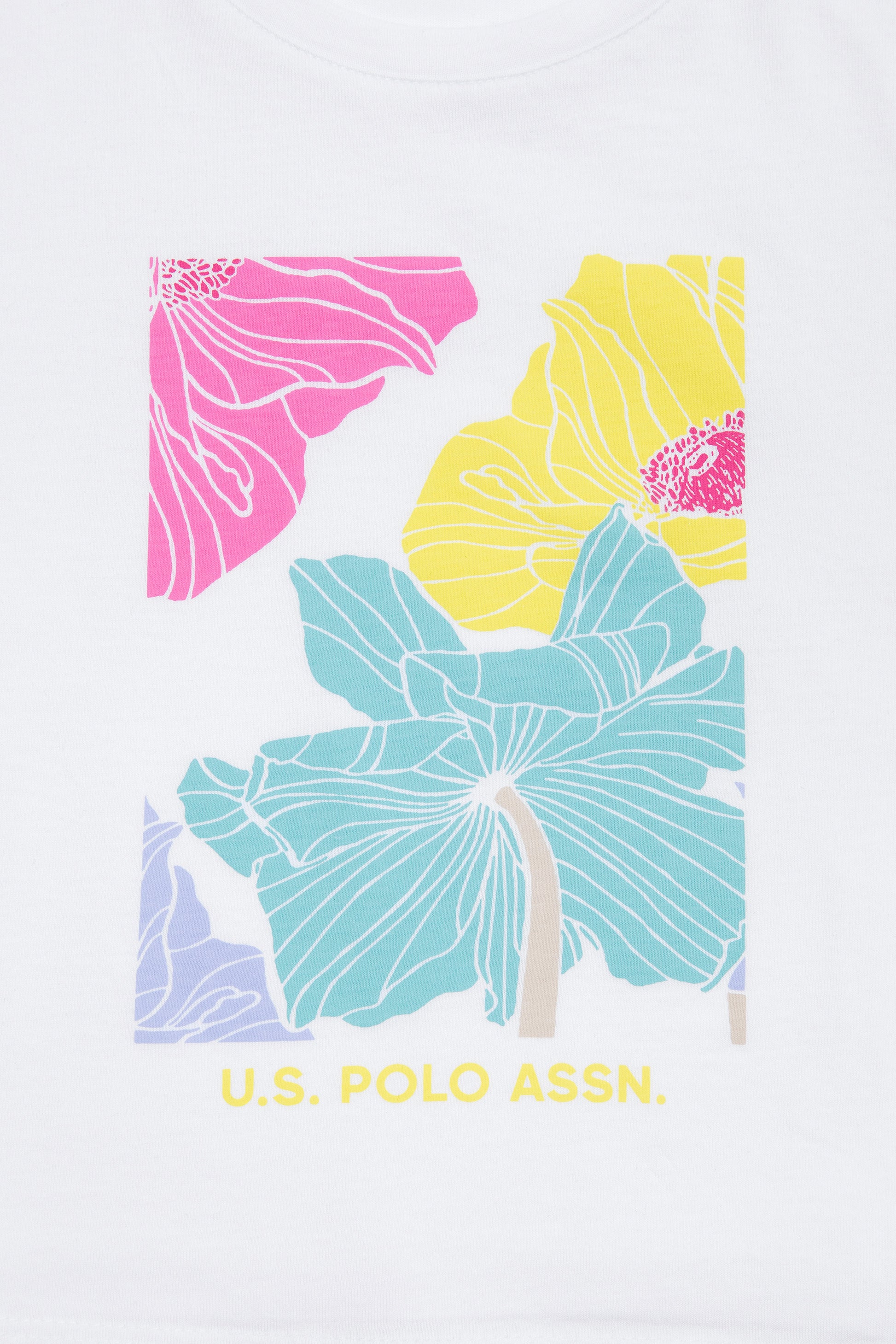 Kids White Crew Neck T-Shirt