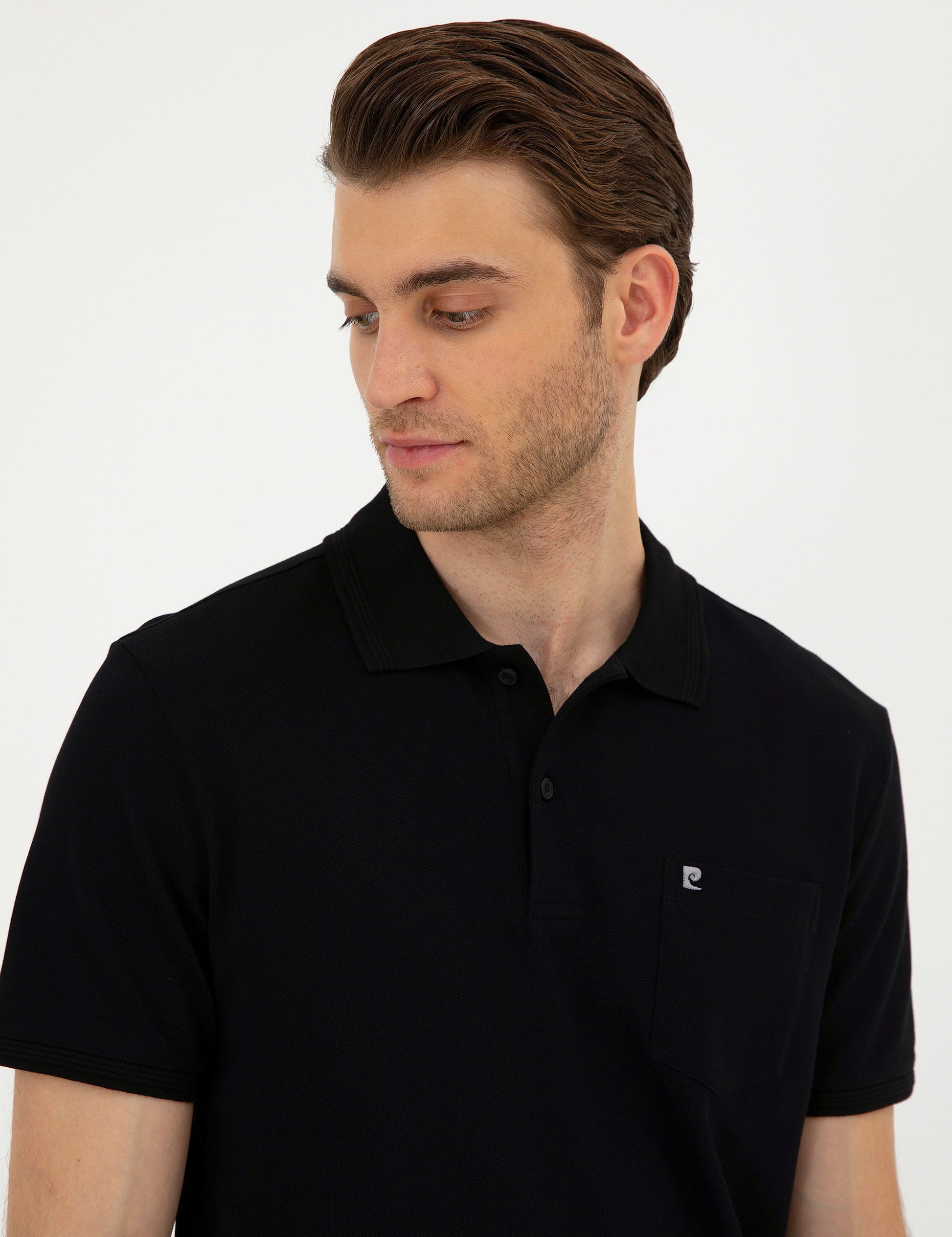 Black Regular Fit Basic T-Shirt