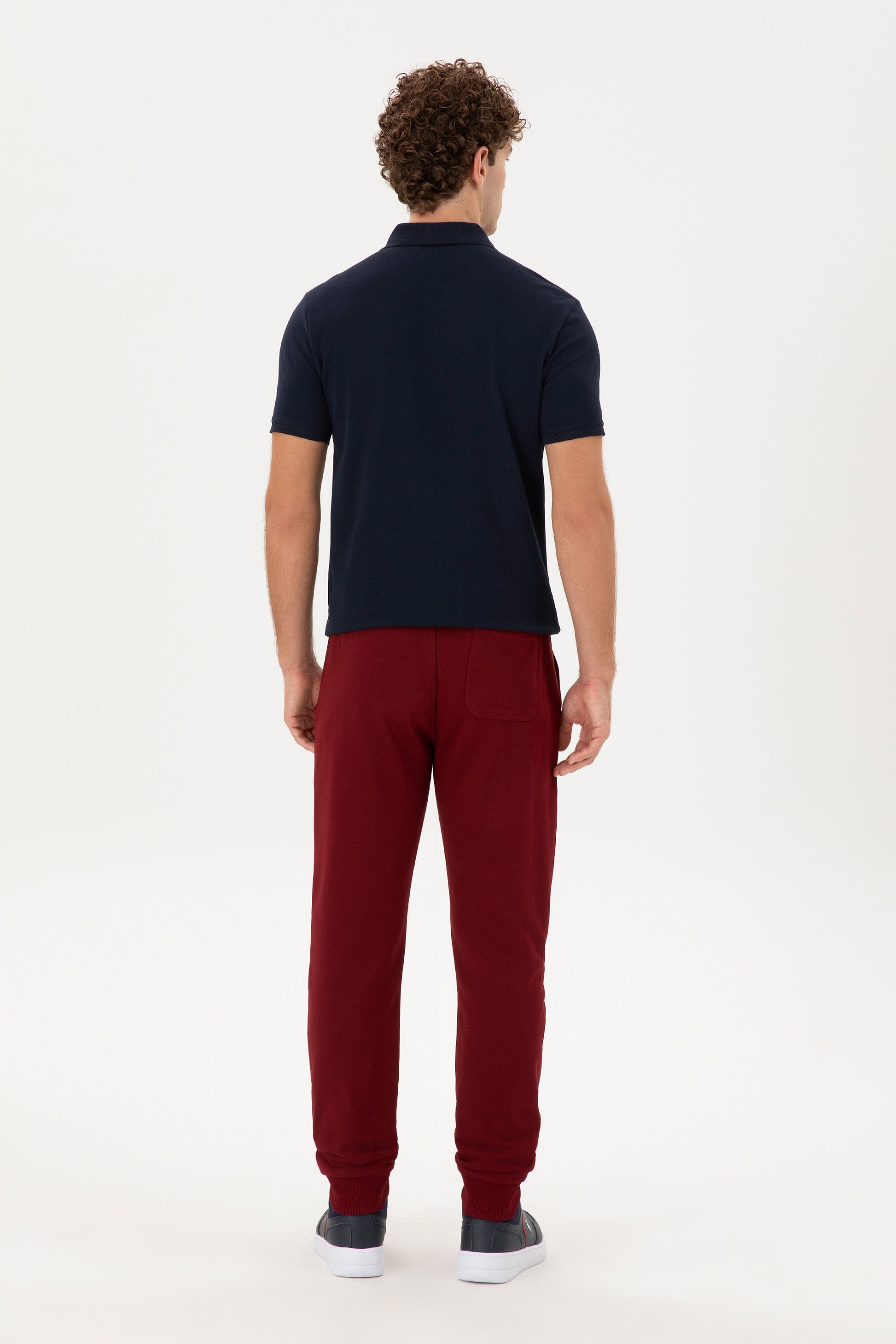 Men's Burgundy Sweatpants