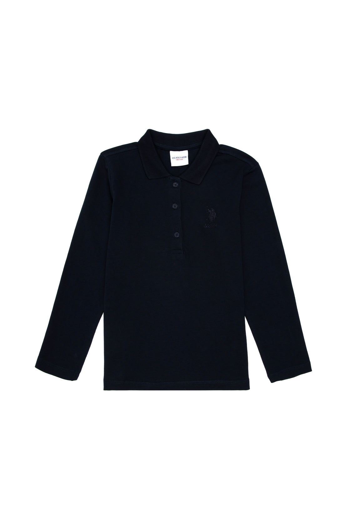 Girls' Navy Blue Basic Sweatshirt