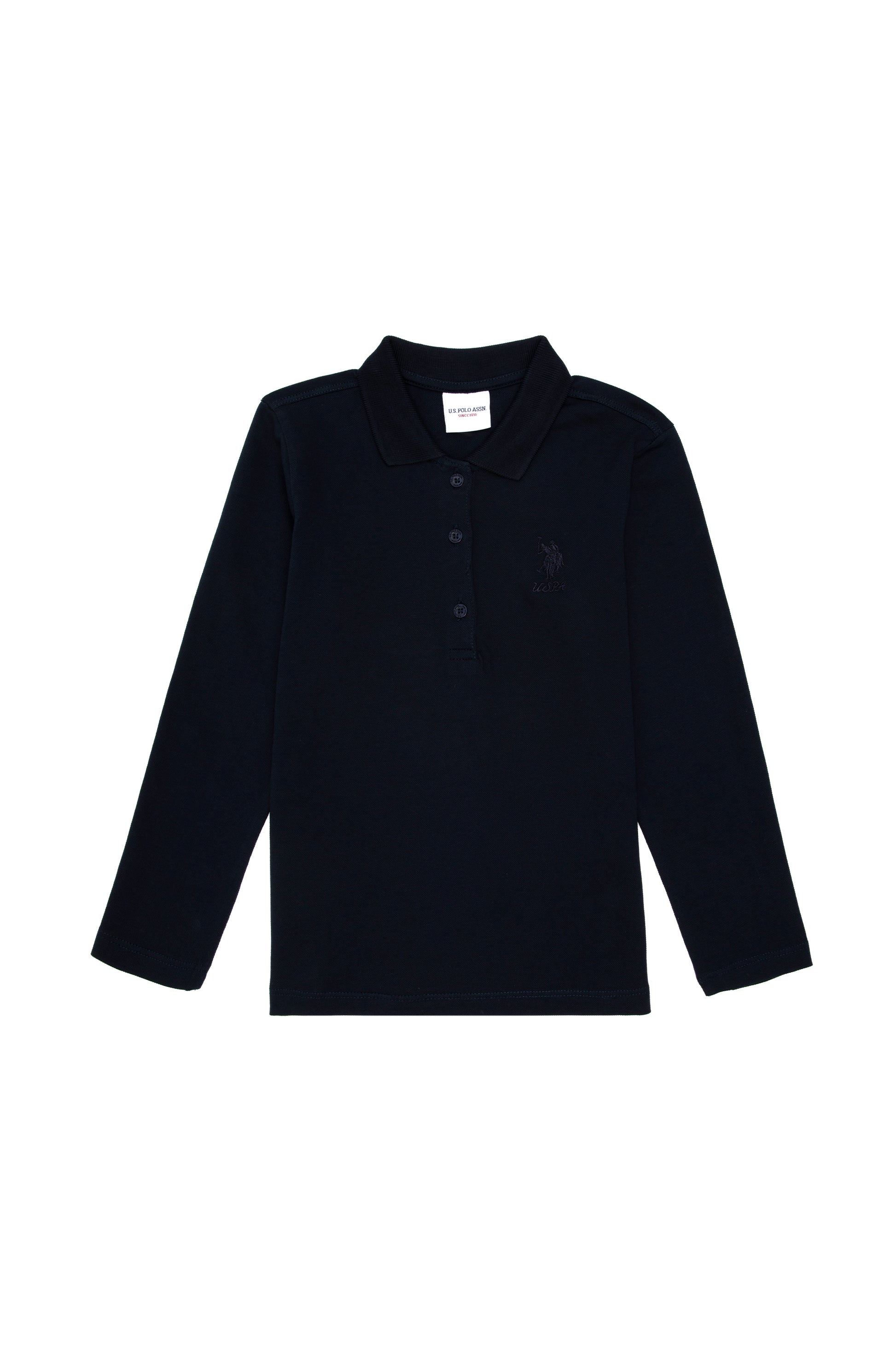 Girls' Navy Blue Basic Sweatshirt