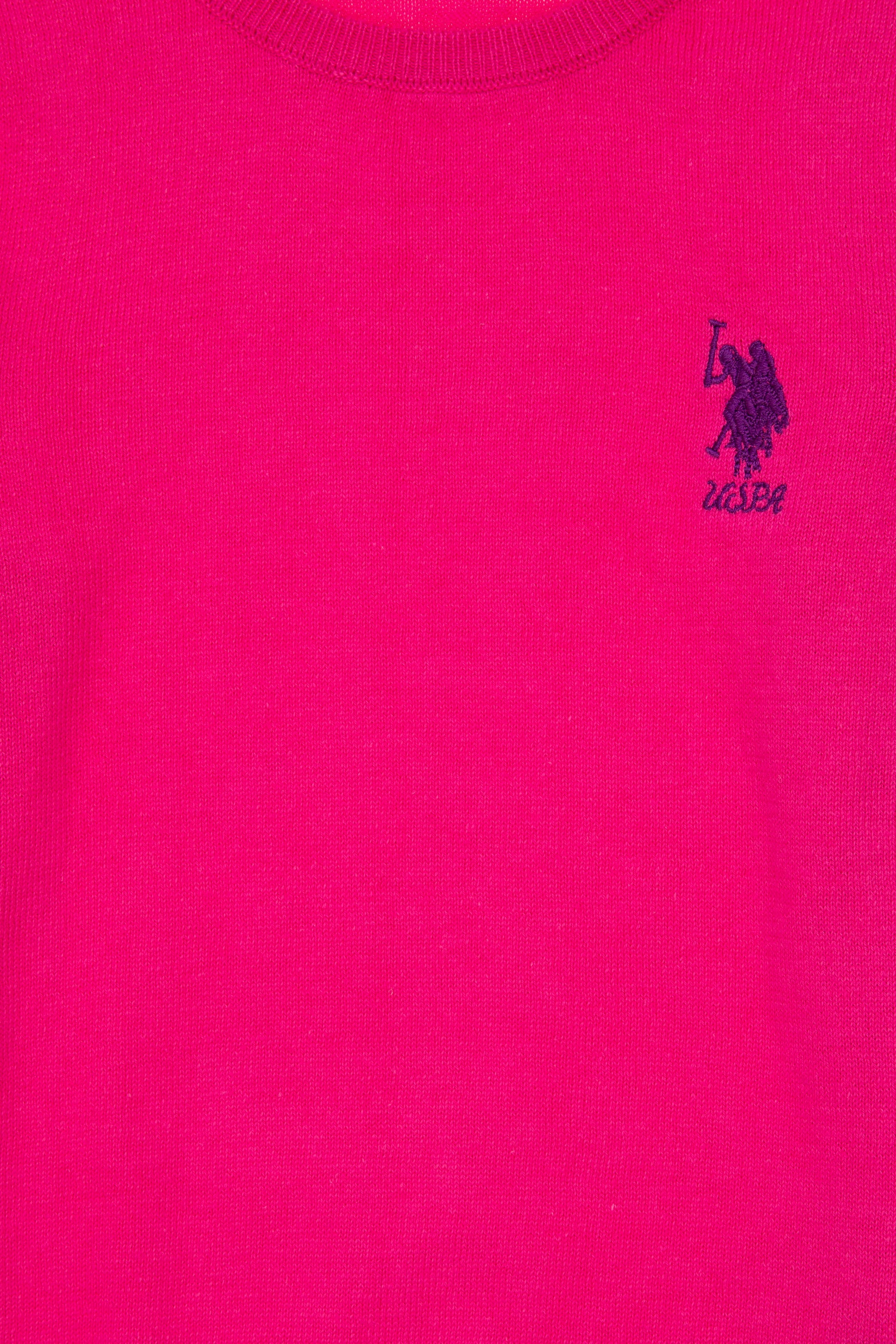 Girls' Violet Basic Sweater