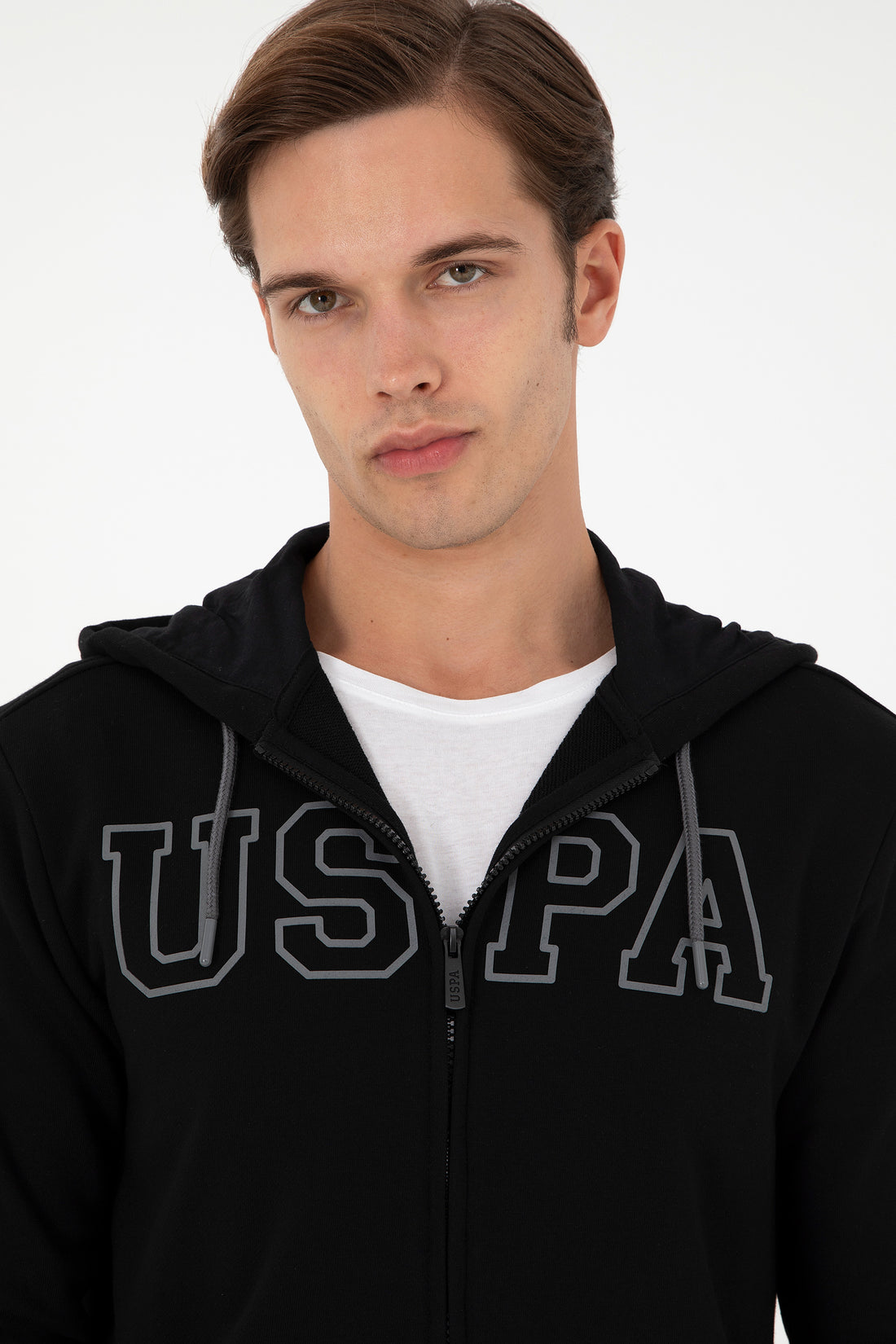 Men's Black Knitted Cardigan