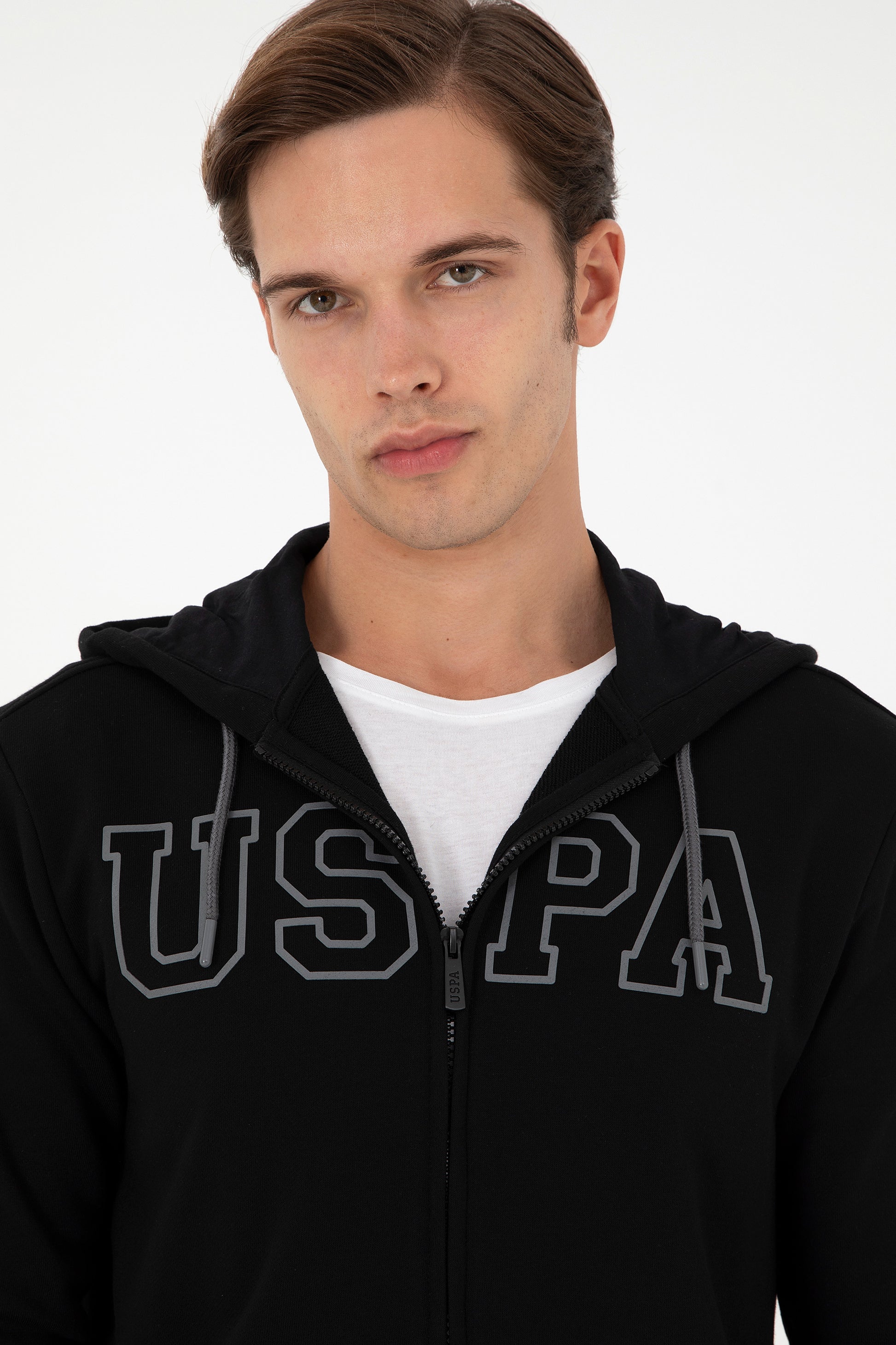 Men's Black Knitted Cardigan