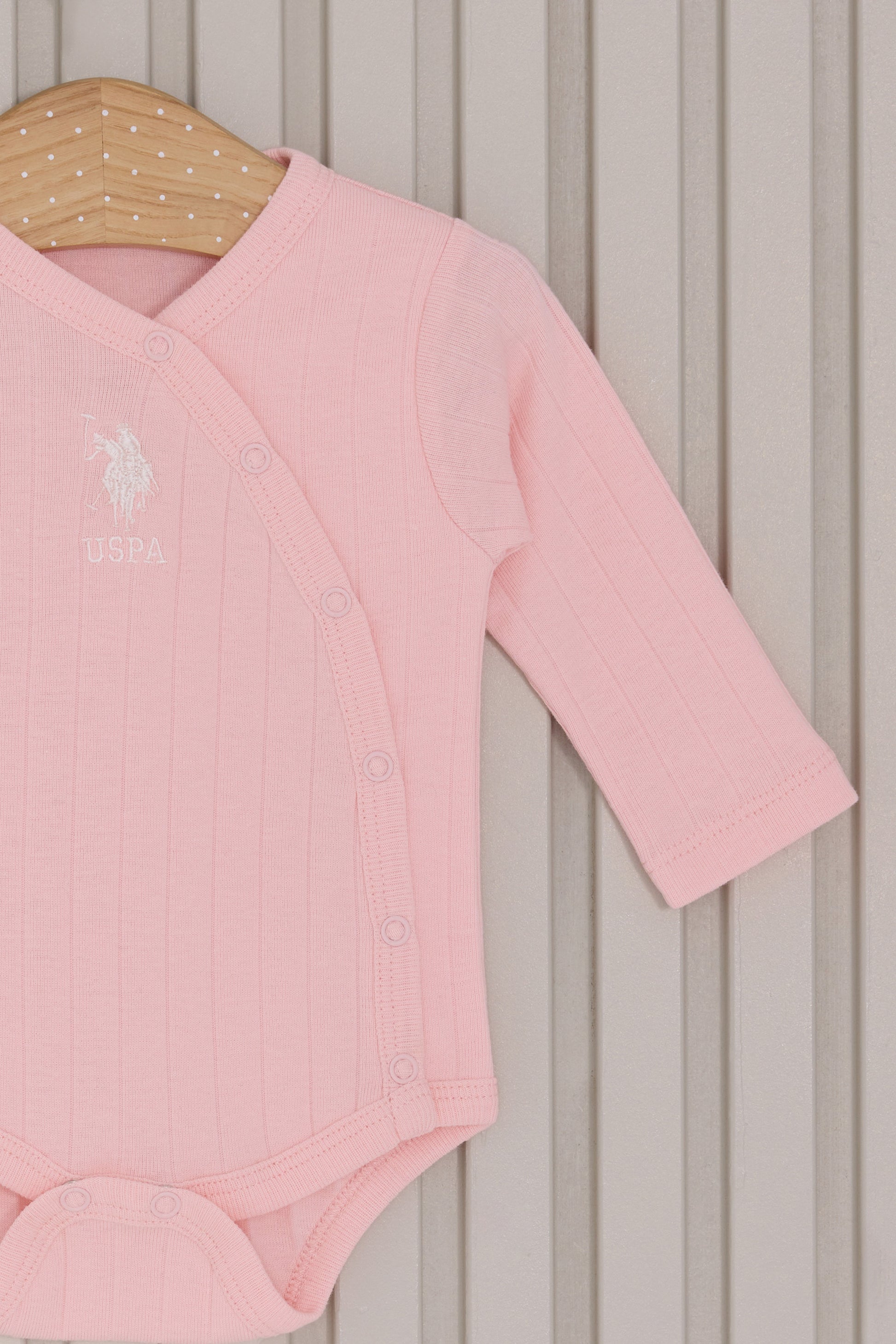 Baby Girl Light Pink 4-Piece Zipper Set