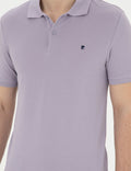Lilac Slim Fit Basic T-Shirt