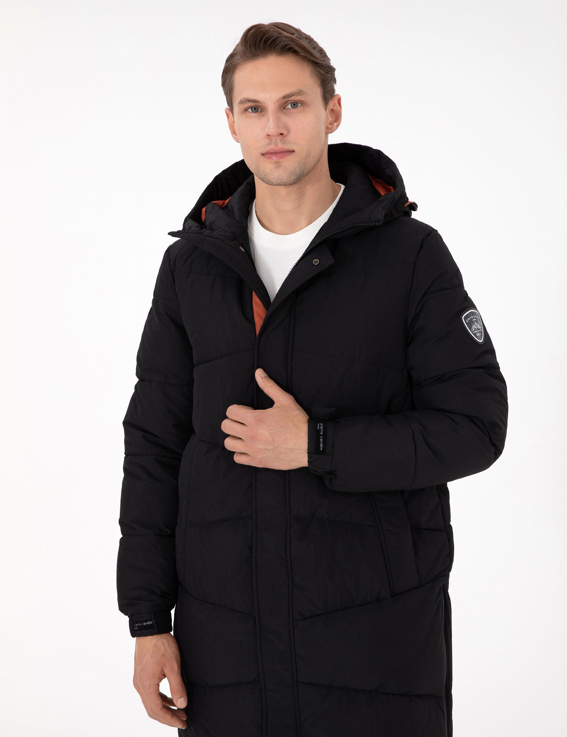 Black Regular Fit Coat