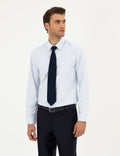 Light Blue Regular Fit Long Sleeve Basic Shirt