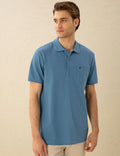 Dark Blue Regular Fit Basic T-Shirt