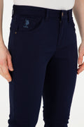 Men's Navy Blue Canvas Pants