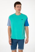 Men's Comfort Fit Crew Neck Mint T-Shirt