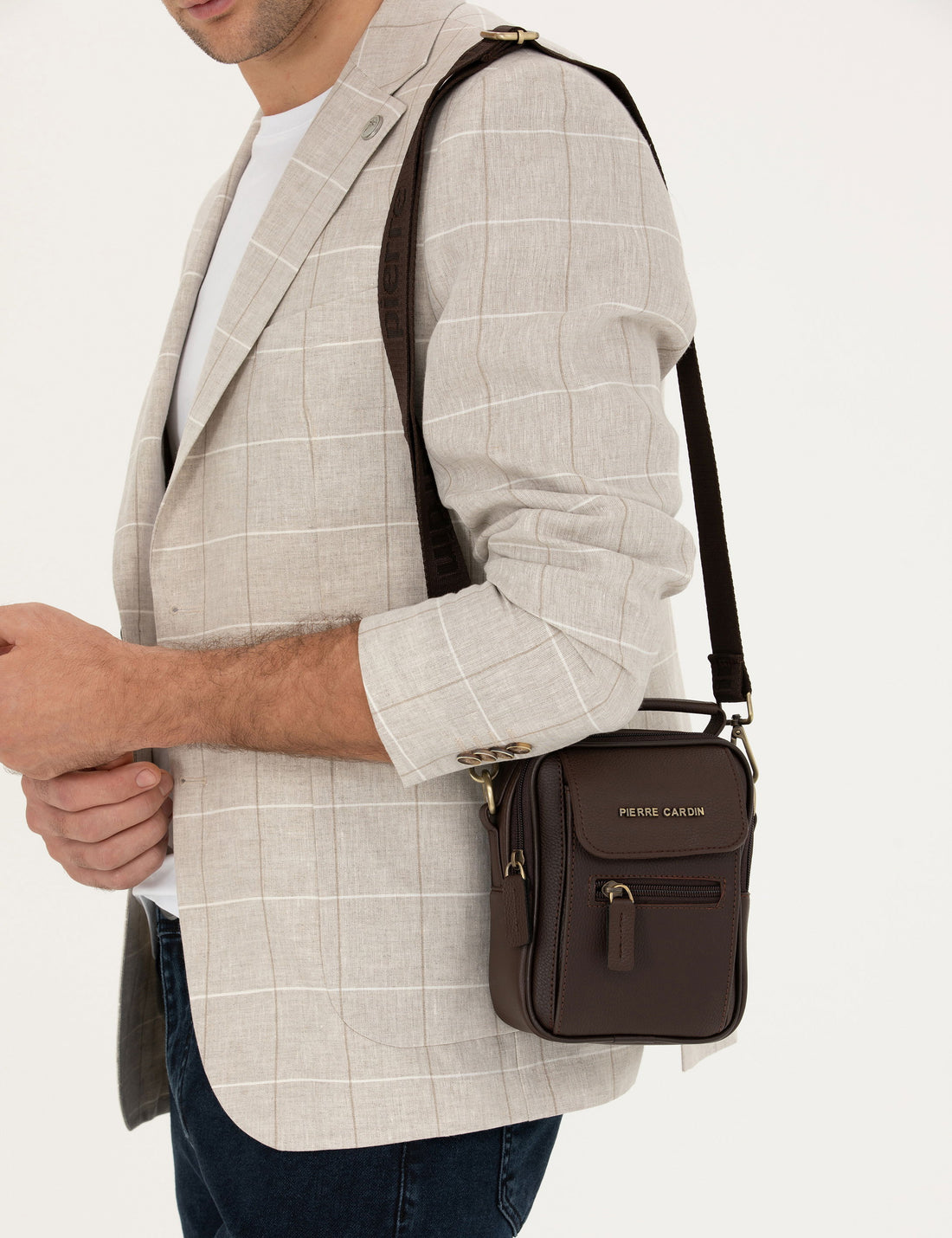 Men's Brown Hanger Handbag