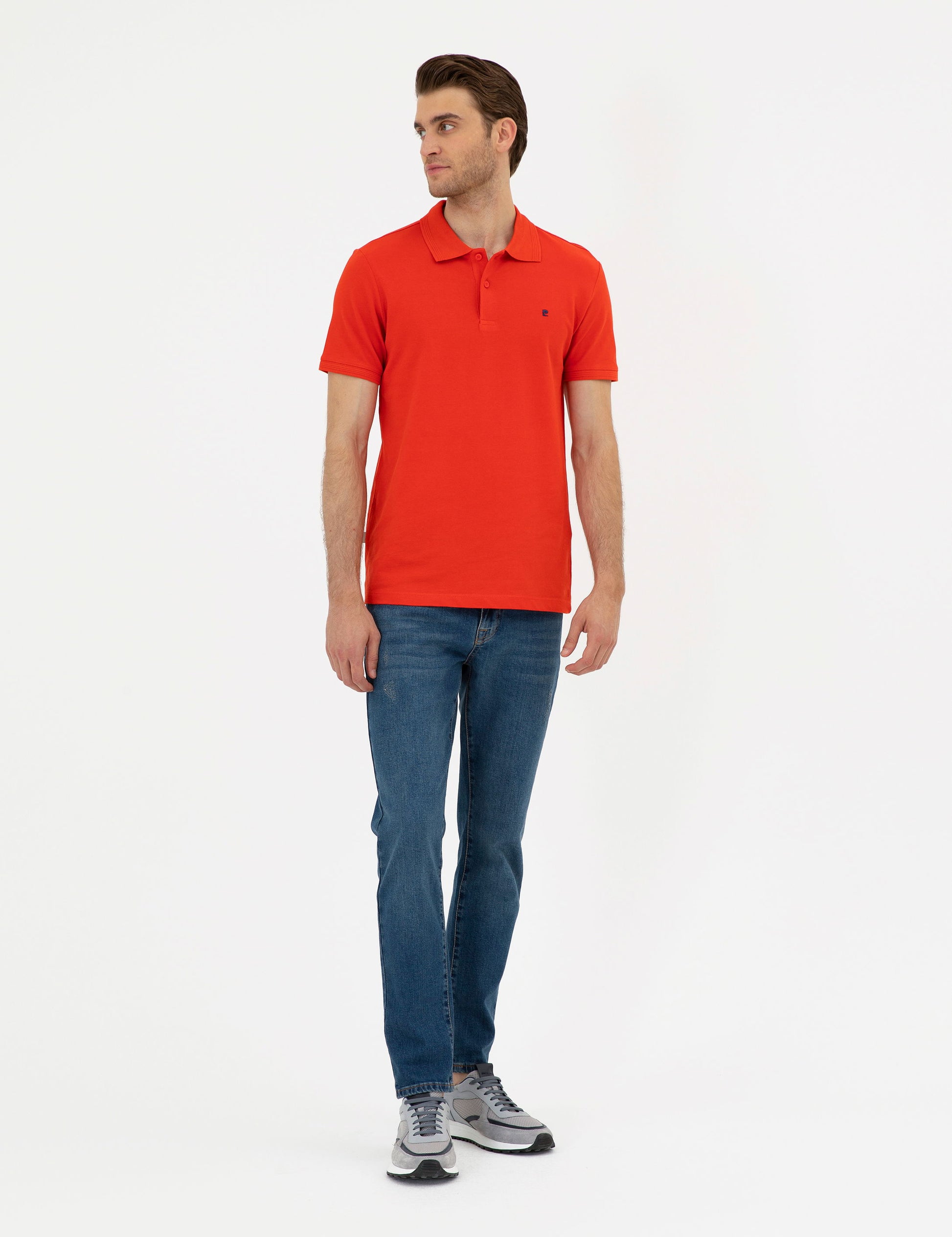 Red Slim Fit Basic T-Shirt