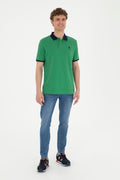 Men's Green Basic T-Shirt