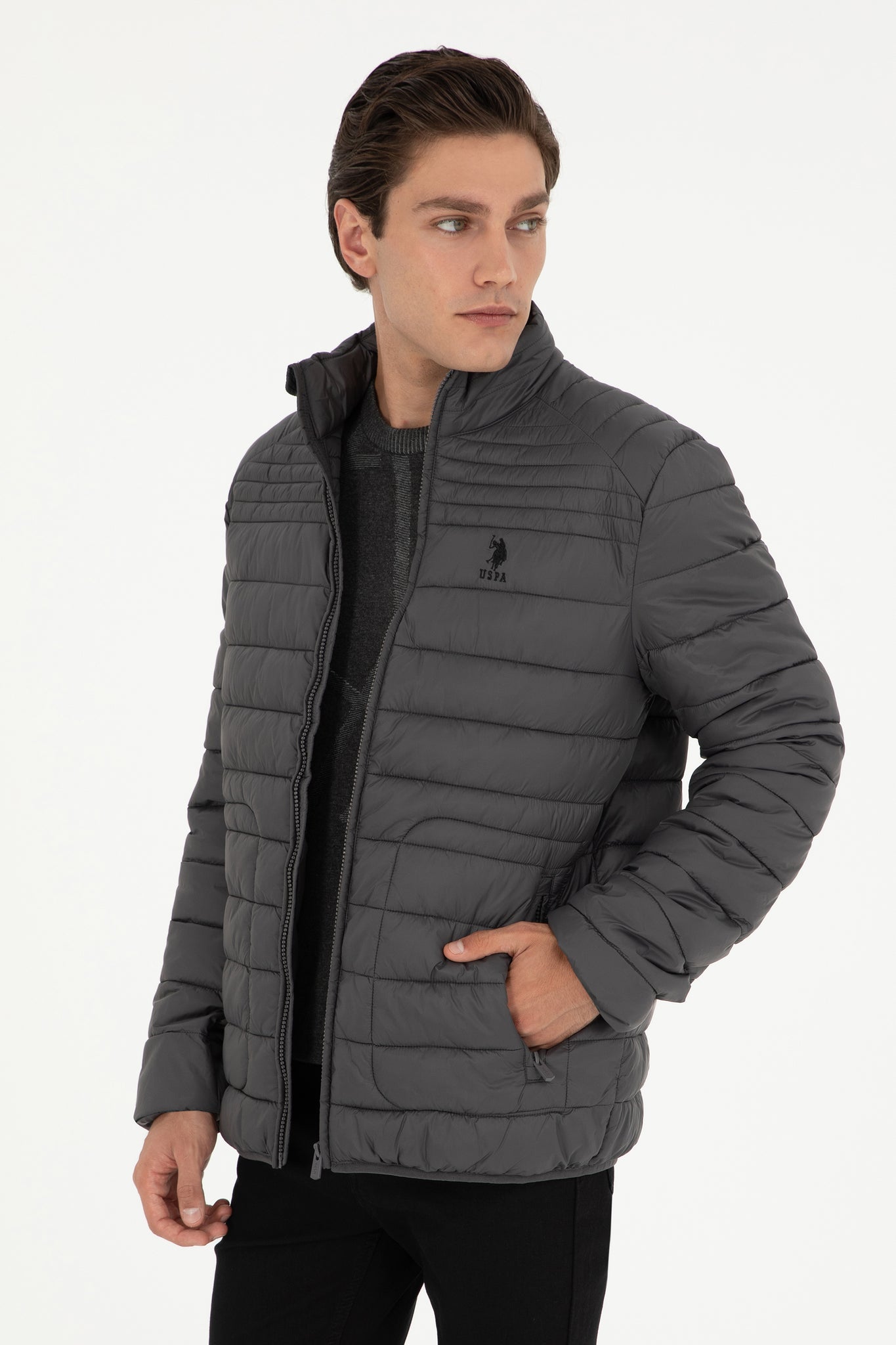 Men's Anthracite Coat