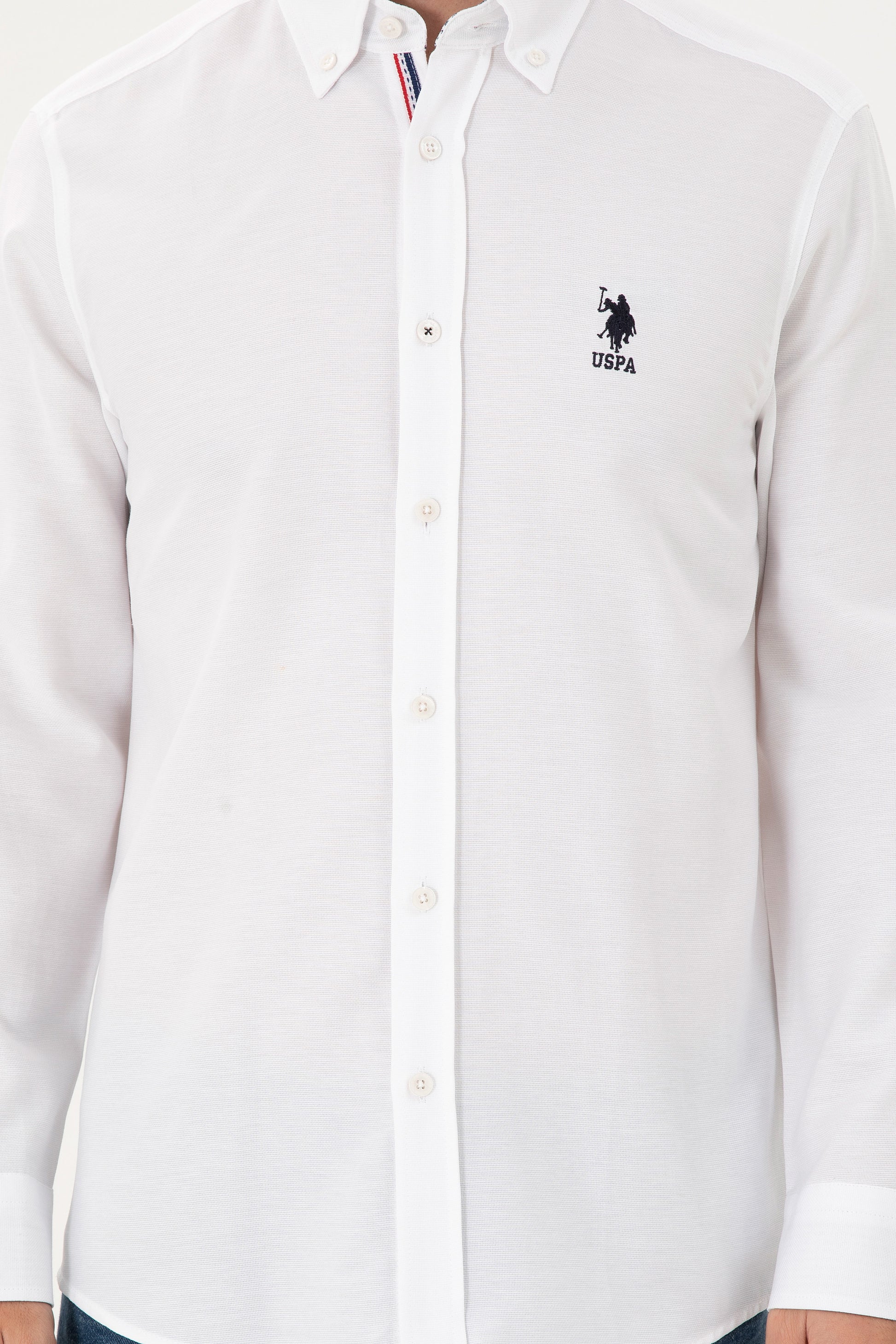 Men's White Long Sleeve Shirt