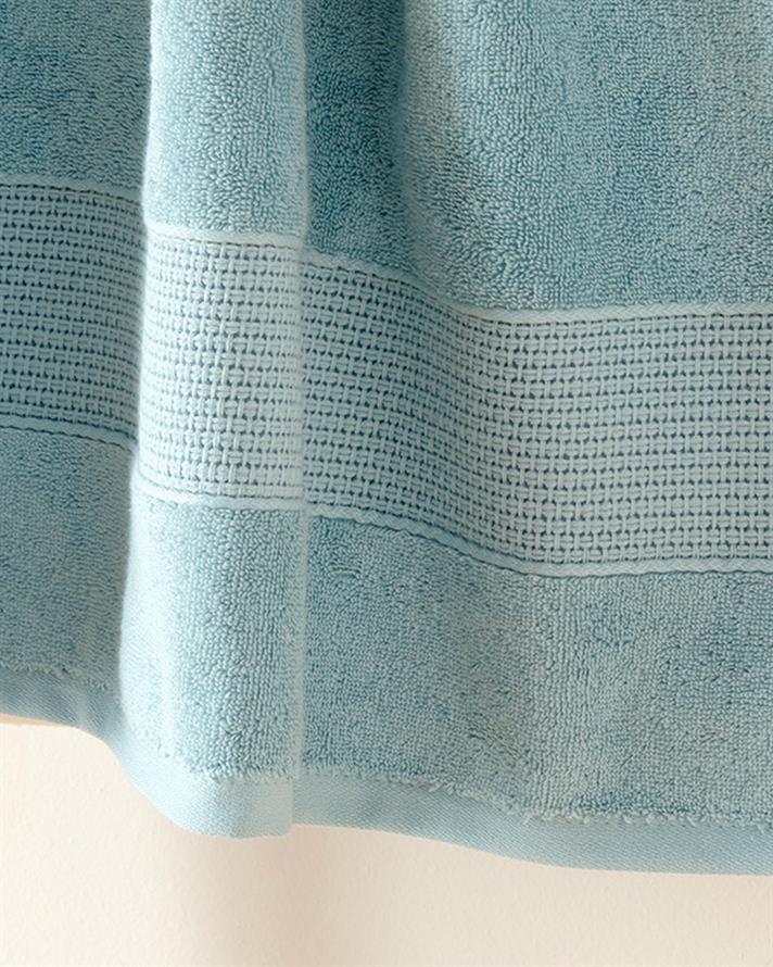 Deluxe Low Twist Cotton Bath Towel Blue