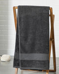 Deluxe Cotton Low Twist Bath Towel Anthracite