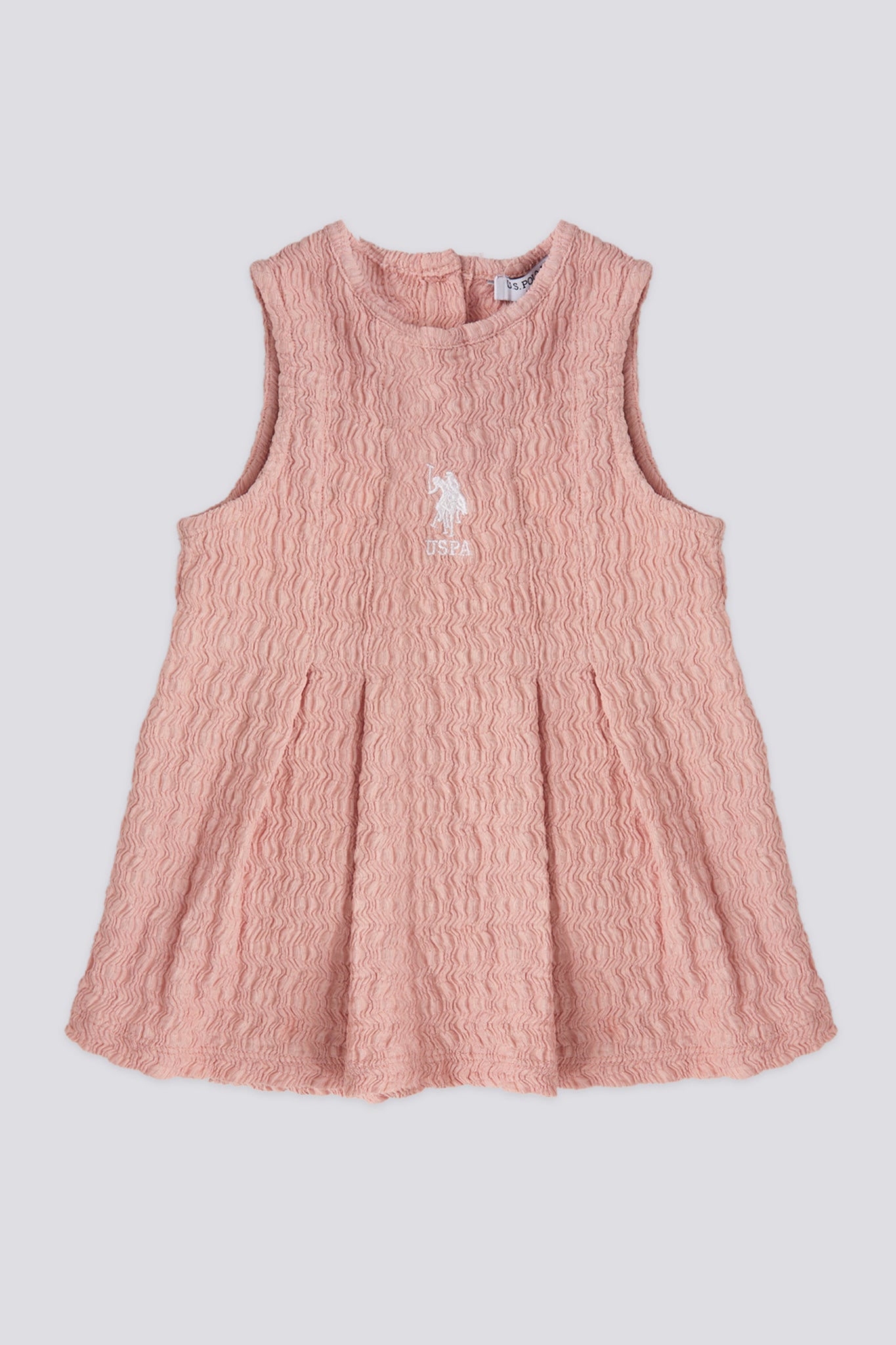 Baby Girl Pink Sleeveless Dress