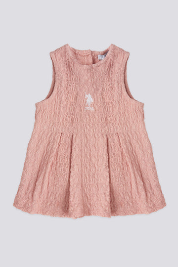 Baby Girl Pink Sleeveless Dress