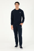 Men's Navy Blue Basic Sweatshirt