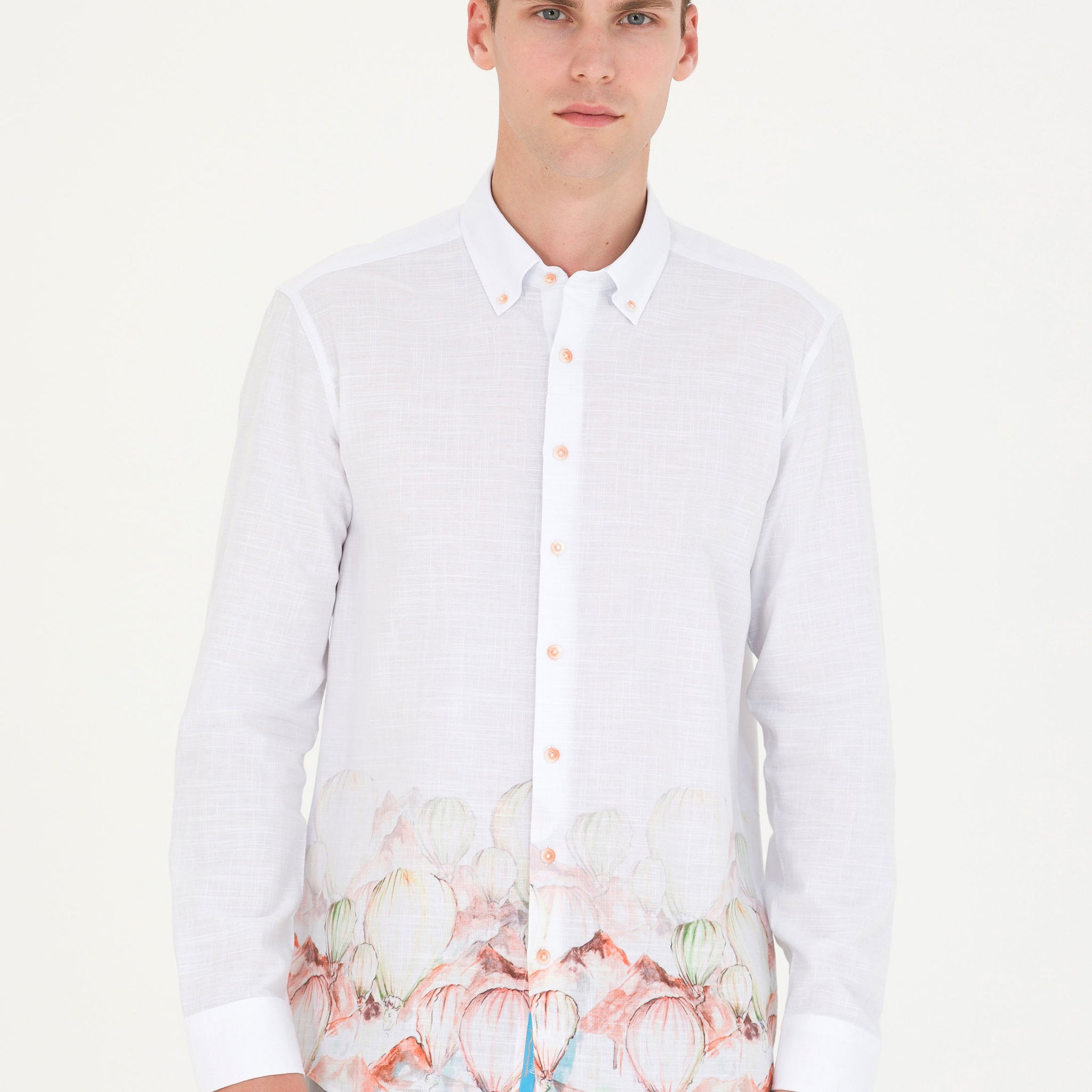 Light Green Regular Fit Long Sleeve Shirt