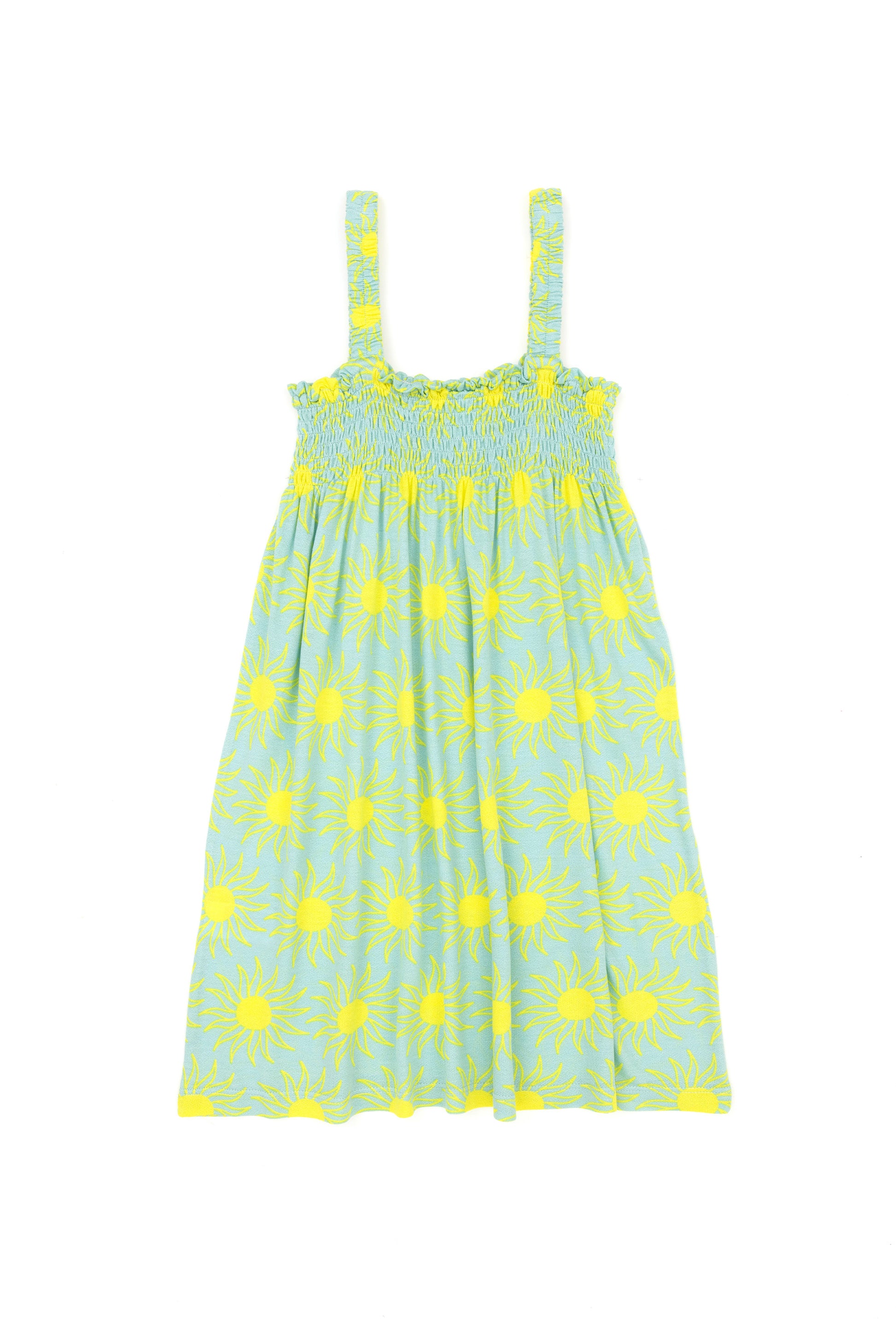 Girls' Mint Sleeveless Knitted Dress