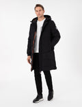 Black Regular Fit Coat