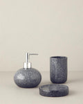 Dina 3-Piece Bath Set Anthracite
