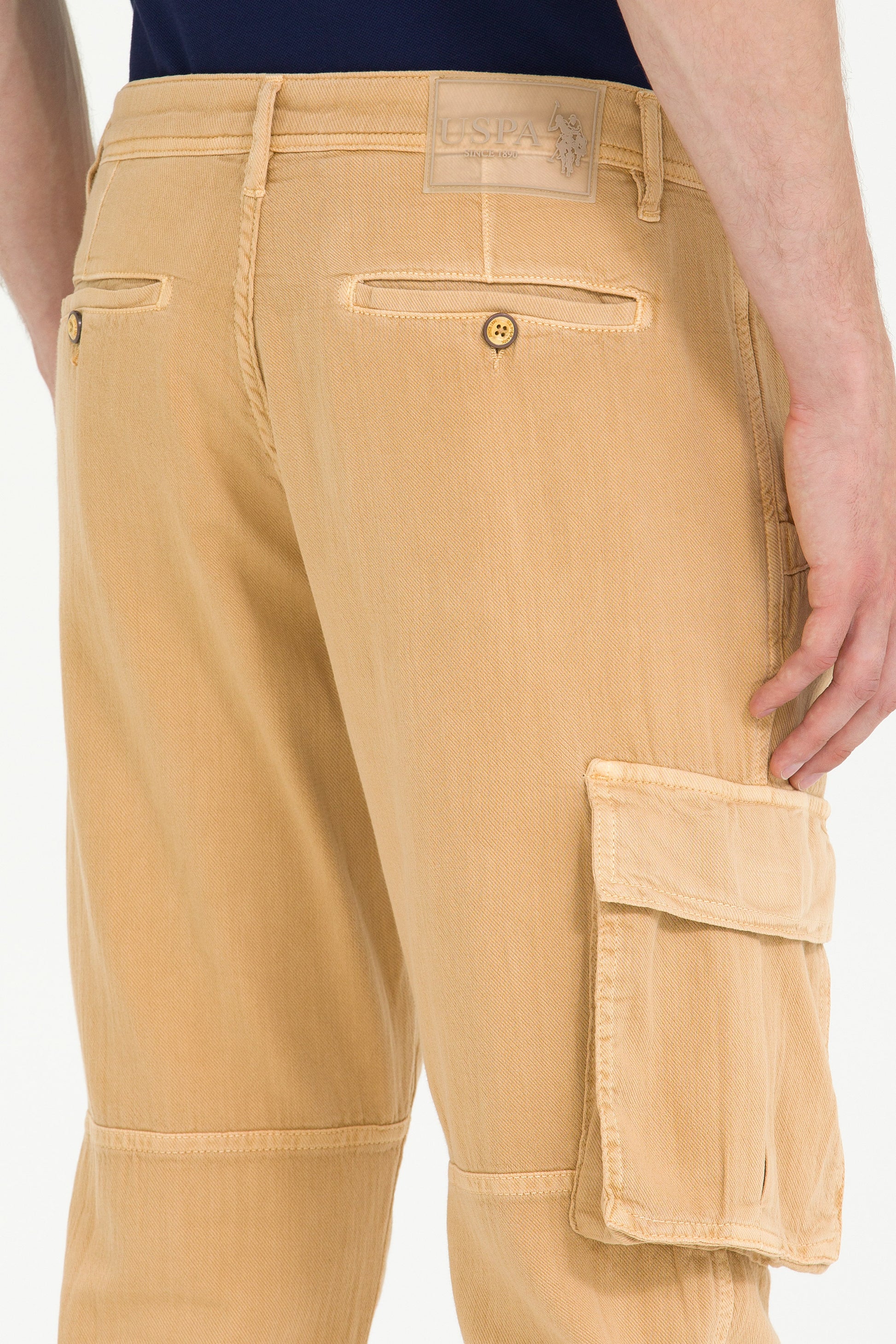 Men's Camel Canvas Pants