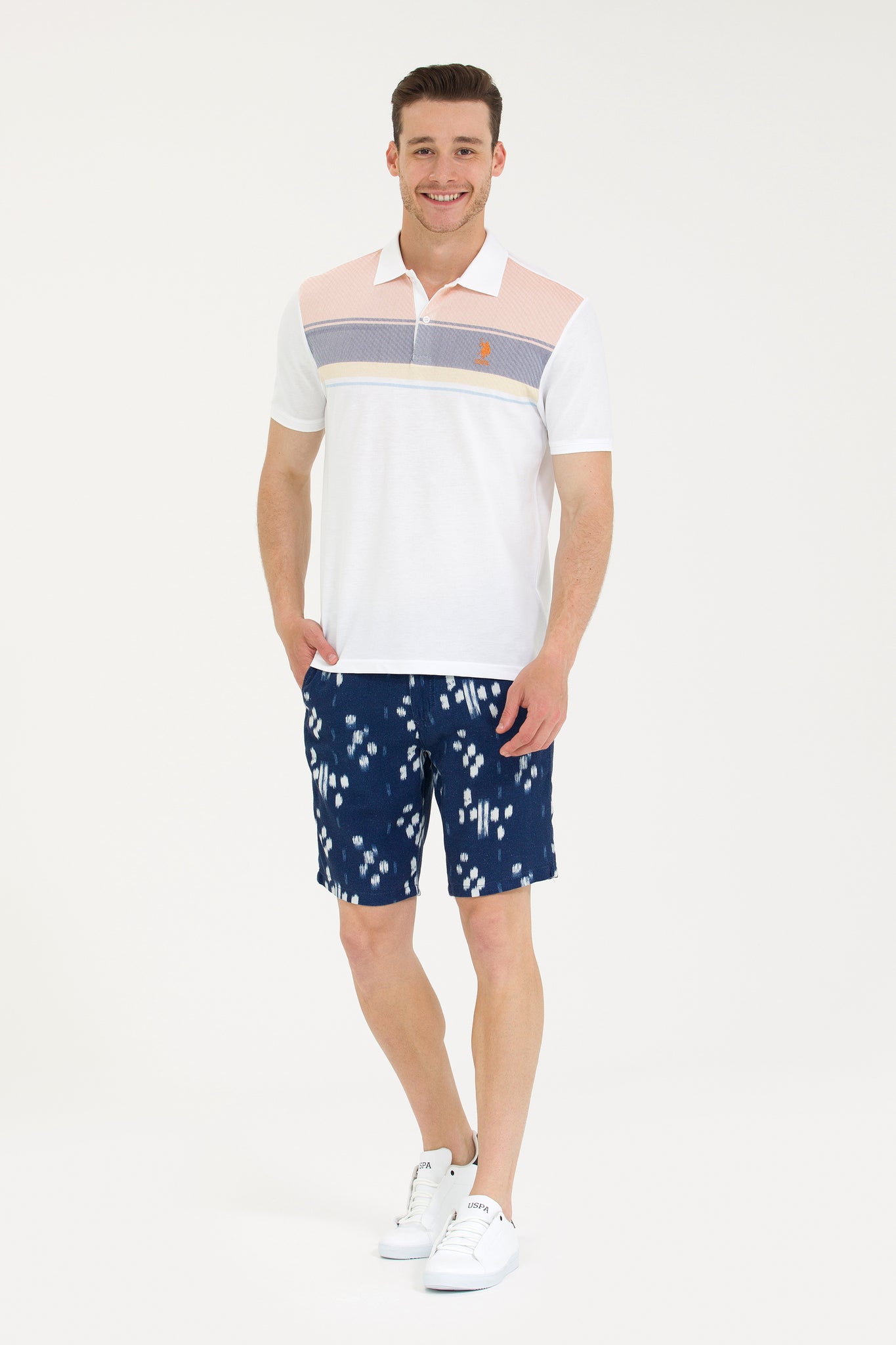 Men's Navy Blue Woven Shorts