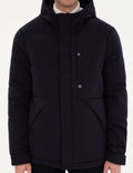 Navy Regular Fit Coat