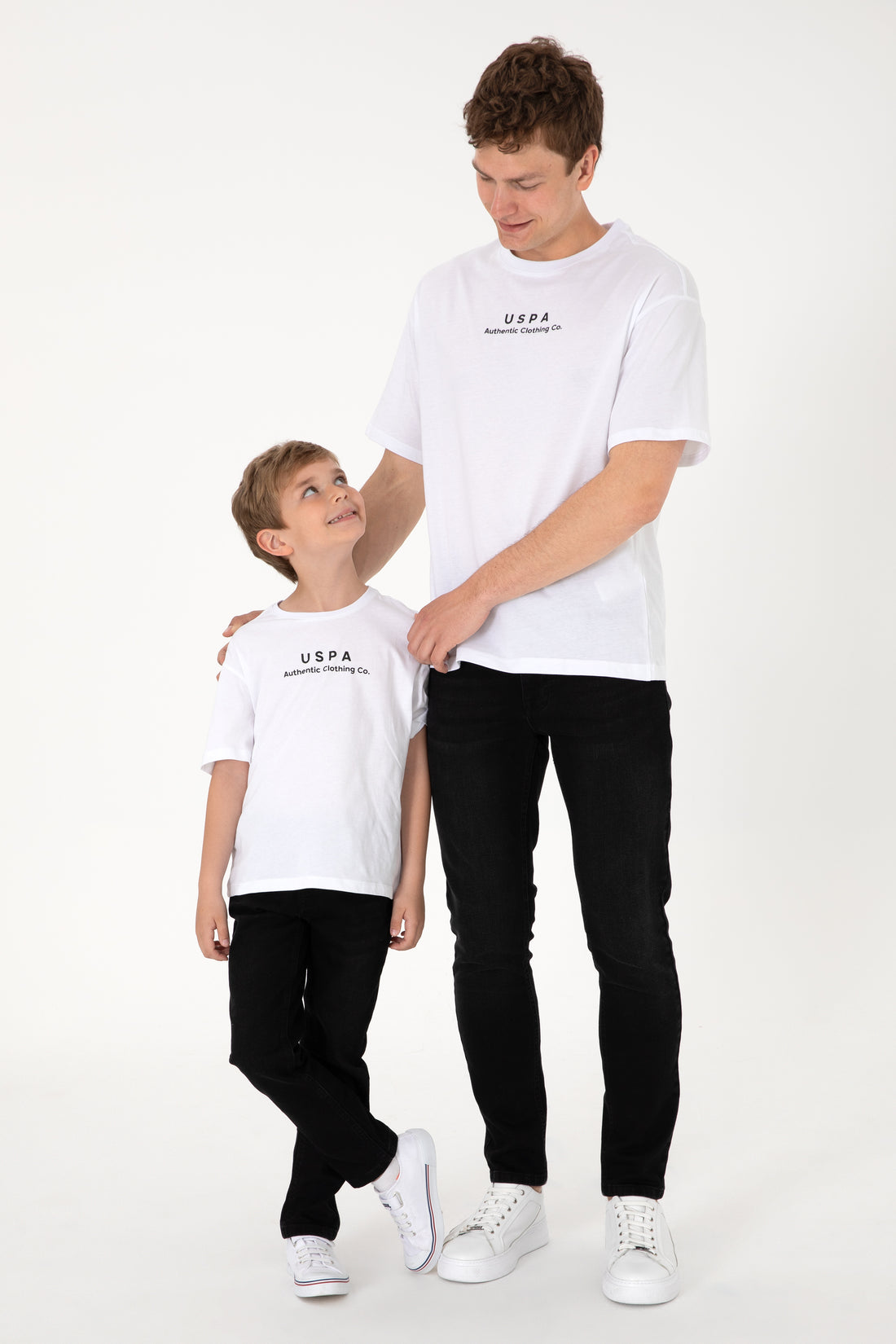 Men's Comfort Fit Crew Neck White T-Shirt