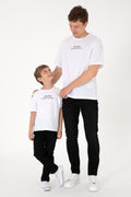 Men's Comfort Fit Crew Neck White T-Shirt
