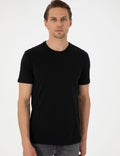 Black Slim Fit Basic T-Shirt
