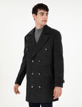 Smoked Slim Fit Cashmere Coat