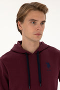 Men's Burgundy Basic Sweatshirt