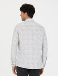 Grey Slim Fit Long Sleeve Shirt