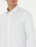 Oil Slim Fit Long Sleeve Shirt