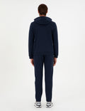 Navy Blue Slim Fit Straight Leg Sweatpants