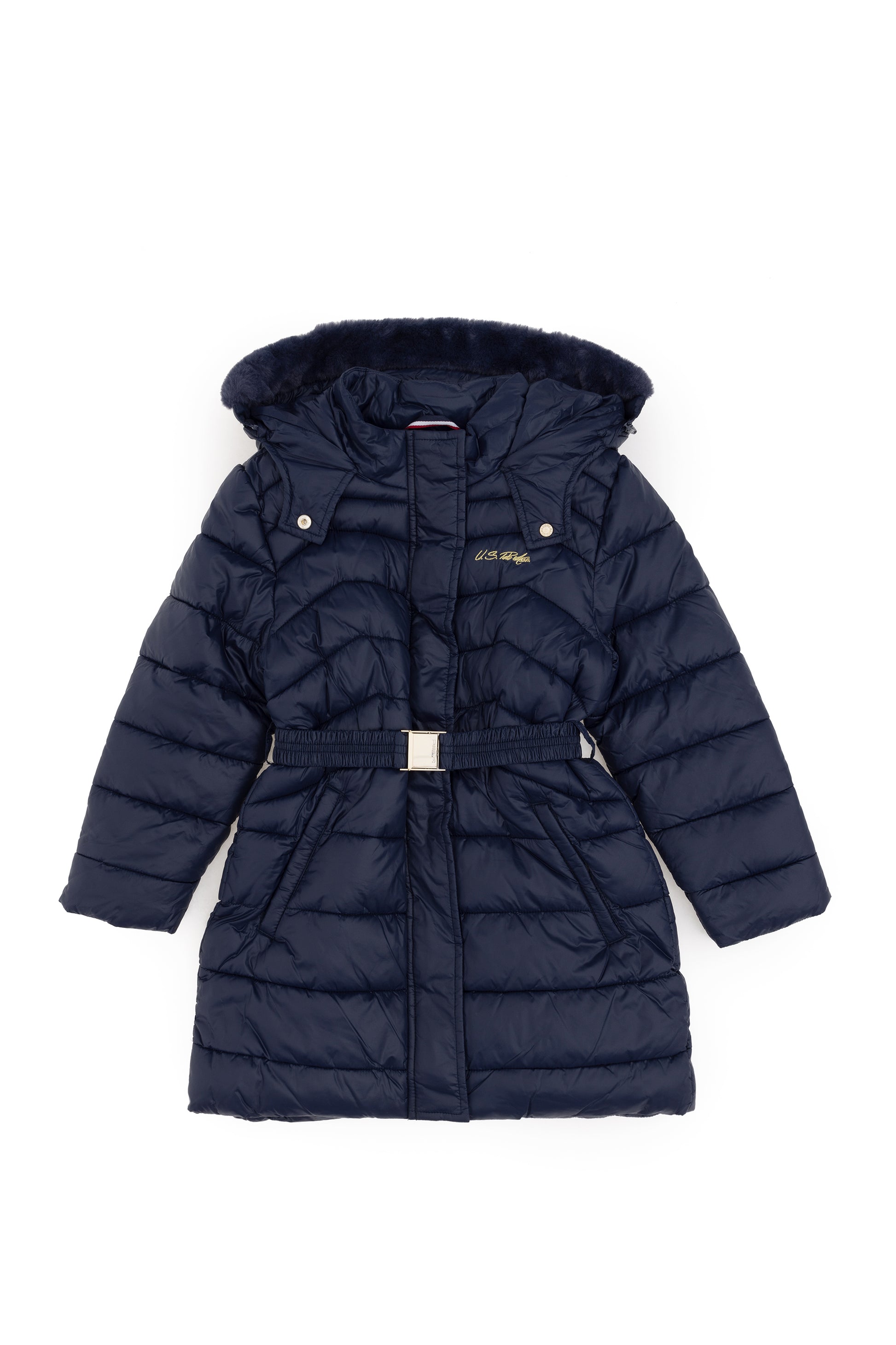 Girl's Navy Blue Coat